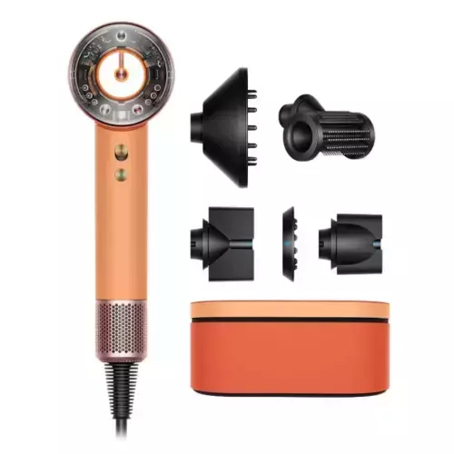 Фен Dyson Supersonic HD16 Nural Apricot Topaz абрикосовый топаз с чехлом