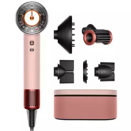 Фен Dyson Supersonic HD16 Кanzan Pink с чехлом