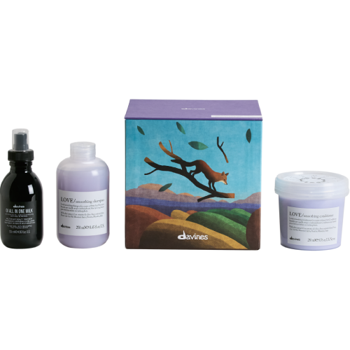 Набор LOVE smoothing для разглаживания непослушных волос/ Colourful mediterranean scrub