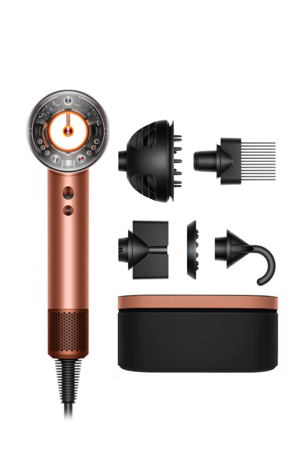 Фен Dyson Supersonic HD16 Nural янтарный шелк/розовое шампанское