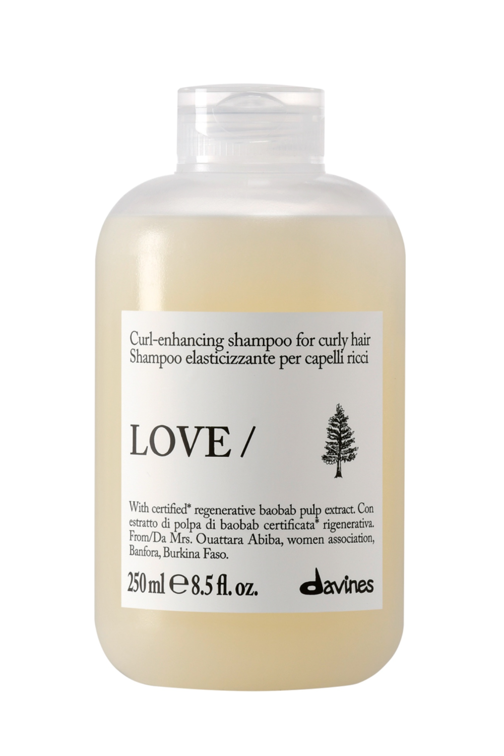 LOVE Curl увлажняющий шампунь для усиления завитка
