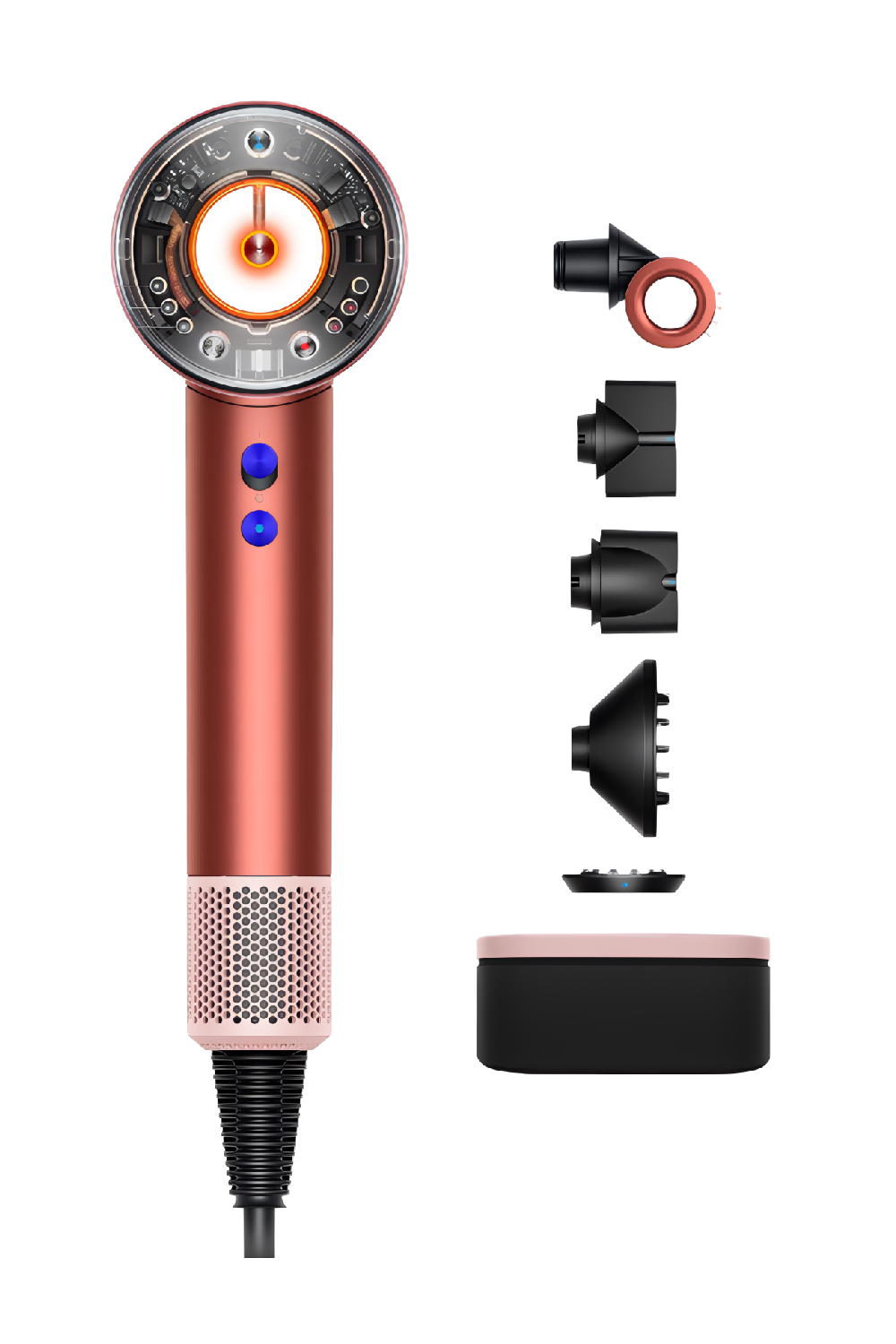 Фен Dyson Supersonic HD16 клубнично-бронзовый/розовый