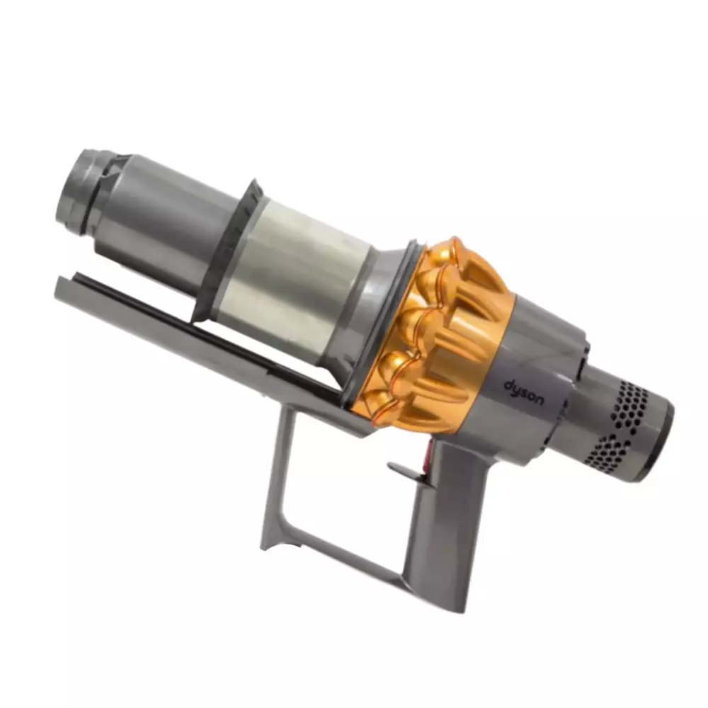 Корпус, мотор, циклон в сборе для беспроводных пылесосов Dyson V15 (SV47), желтый
