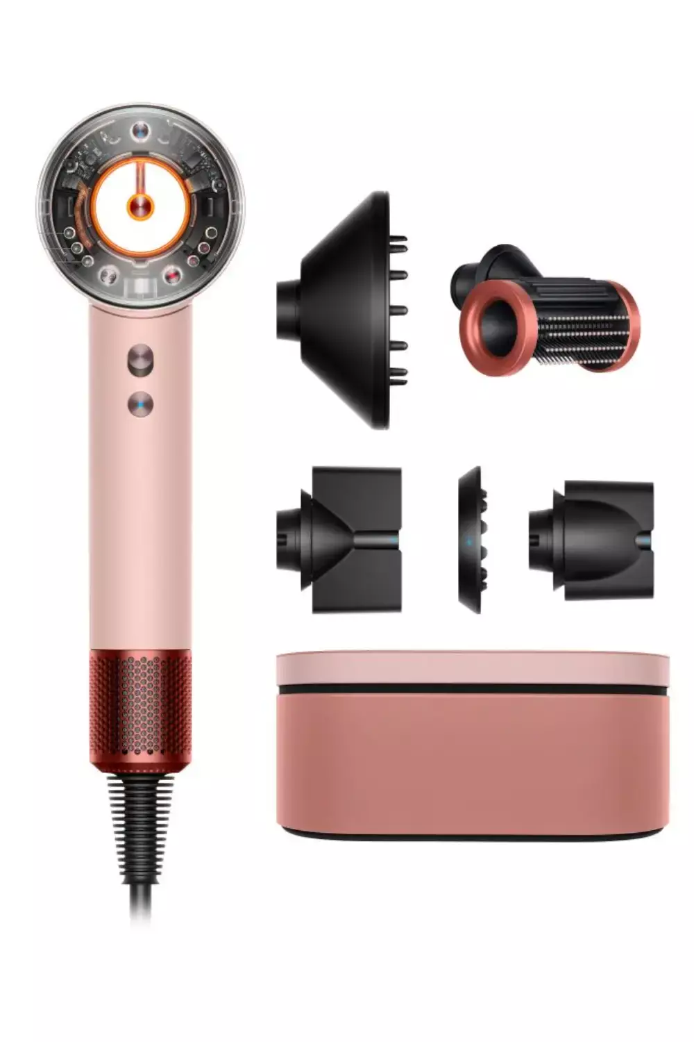 Фен Dyson Supersonic HD16 Кanzan Pink с чехлом