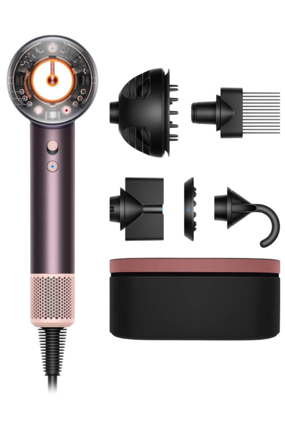 Фен Dyson Supersonic HD16 Nural яшмовая слива с чехлом