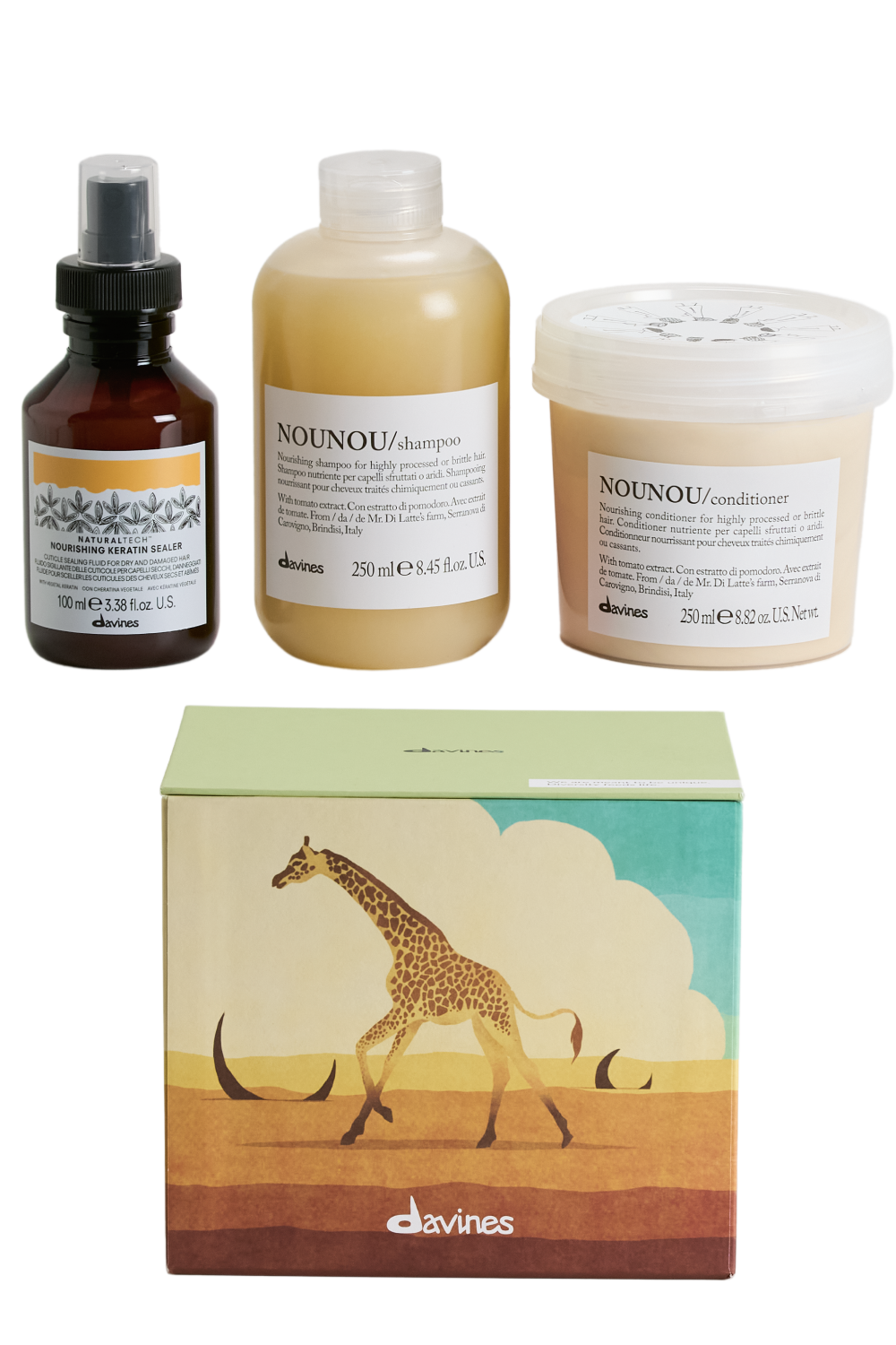 Набор NOUNOU для питания поврежденных волос/ Radiant savanna