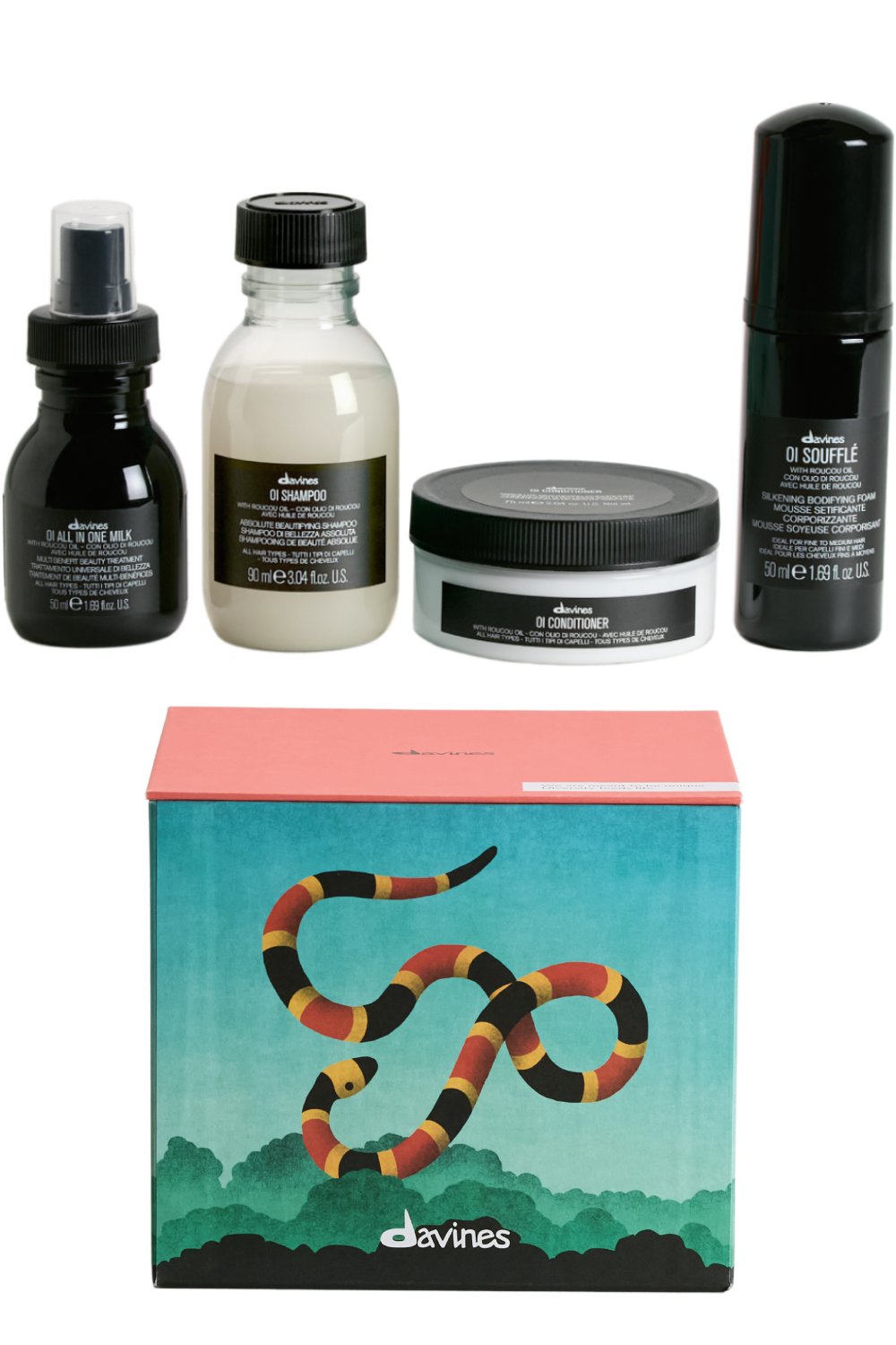 Набор OI MINI для абсолютной красоты волос/ Elegant tropic forest